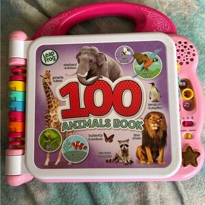 LeapFrog Pink 100 Animals Interactive Book